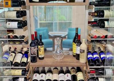 Millesime, Arcylic Wine Racks, Aluminum Wine Racks, Floor to ceiling wine racks, Wall Mounted Wine Racks, Metal Wine Racks, Glass Wine Cellar, VintageView