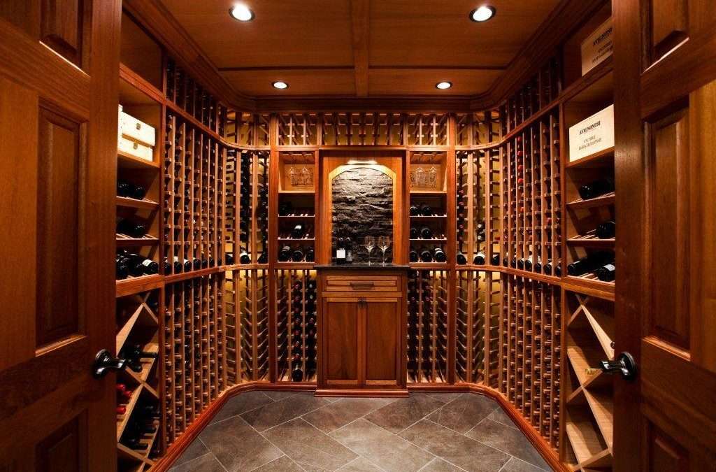 Basement wine cellar, custom wine cellar, wine cellar design, wine cellar installation